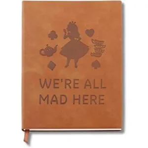 Cuaderno de cuero de Alicia en el país de las maravillas_1