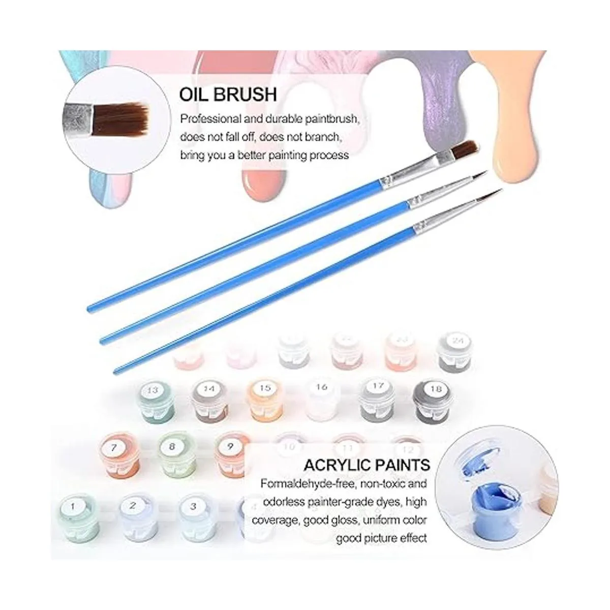 ACSAUMMY Pintura por números para adultos paquete de 4_4