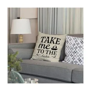 Fbcoo Life is Better at The Lake House Juego de 4 fundas_6