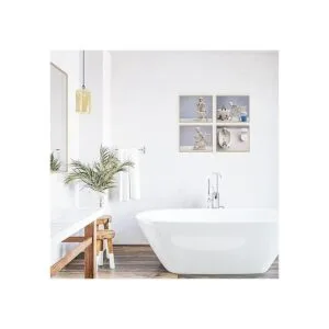 Impresiones de baño de esqueleto arte de pared de_3