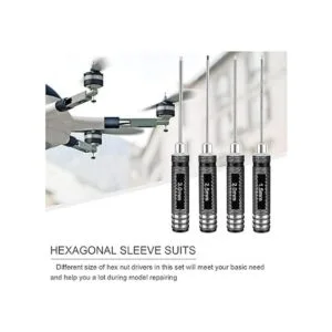 hobbyace 4pcs Hex Screw driver Herramientas Kit Set para_6