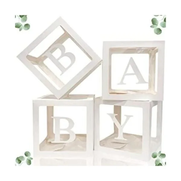 Kit de decoraciones de baby shower prémium para niños o_1