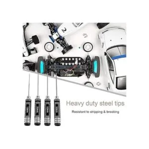 hobbyace 4pcs Hex Screw driver Herramientas Kit Set para_7