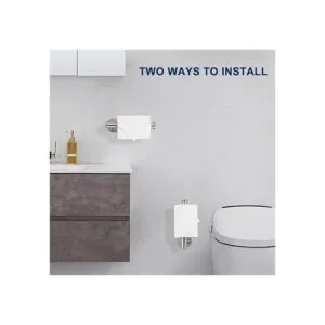 NearMoon Soporte de papel higiénico autoadhesivo de acero_6