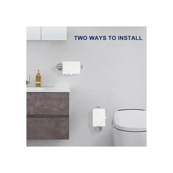 NearMoon Soporte de papel higiénico autoadhesivo de acero_6