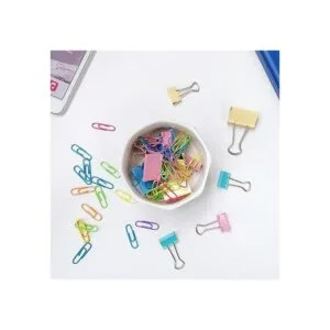 LEAZUL Soporte de clip de papel de cerámica con línea_5