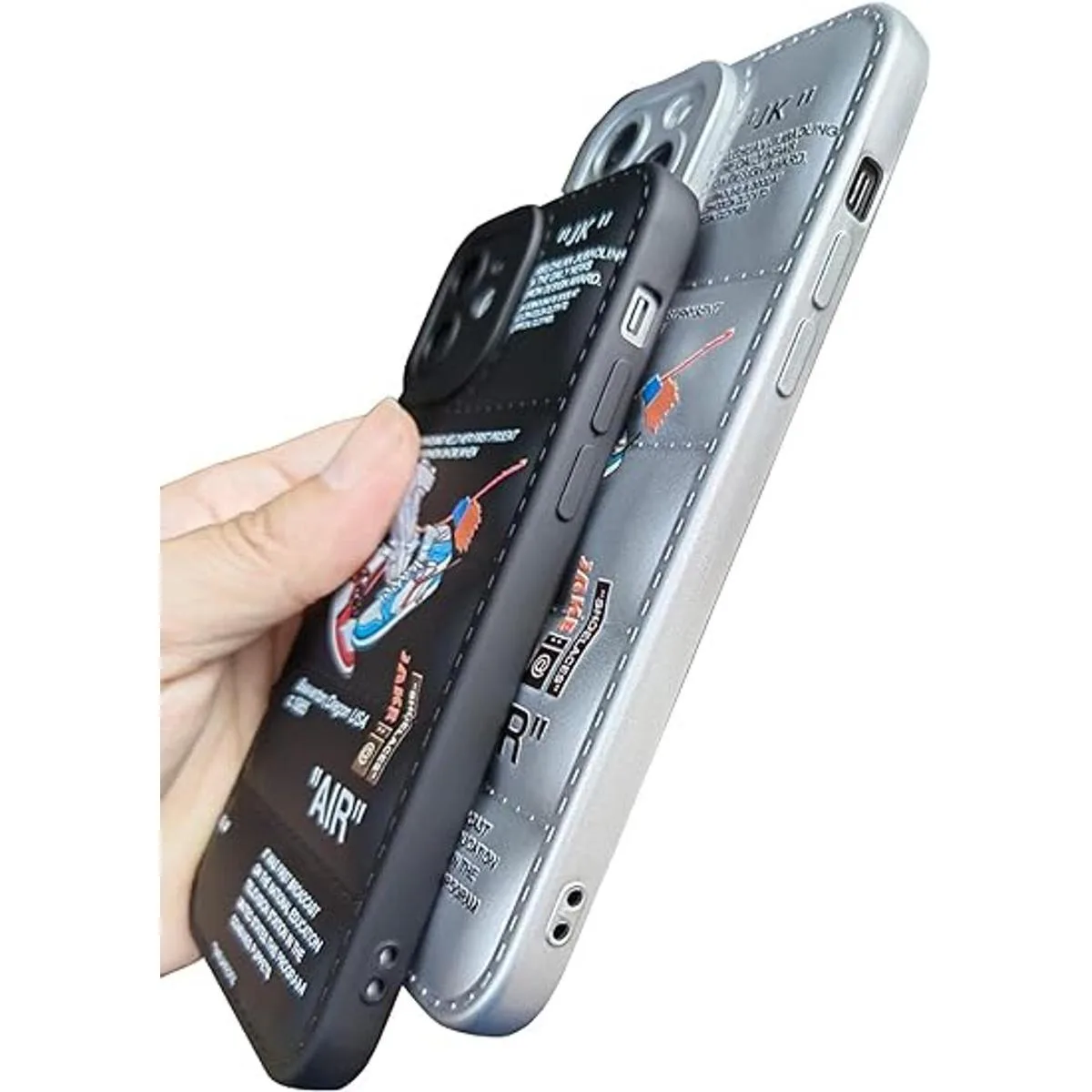 Ins Off Funda acolchada para teléfono compatible con_3