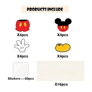 LECAKTO Palitos de centro de mesa de ratón Decoración de_3