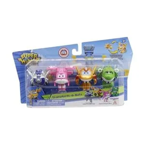 Super Wings TransformaBot de 2 pulgadas paquete de 4_5