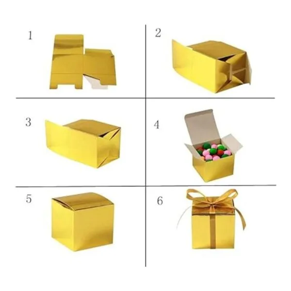 KUPOO 50 cajas de regalo cajas de dulces de 2.2 x 2.2 x_3