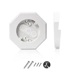 Siding Mounting Block White Octagon Siding Mounting Kit_1