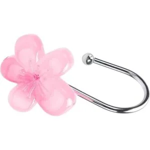 Bonitos ganchos para cortina de ducha con flores que_2