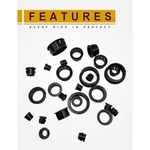 EASYEAH 160 piezas de buje a presión de cable protector_3