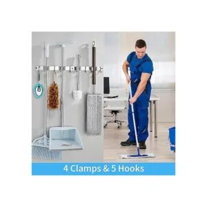 Piyl Soporte para escoba para trapeador de pared_5