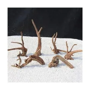 Tfwadmx Acuario Madera Natural Reptil Rama de Peces Tanque_7