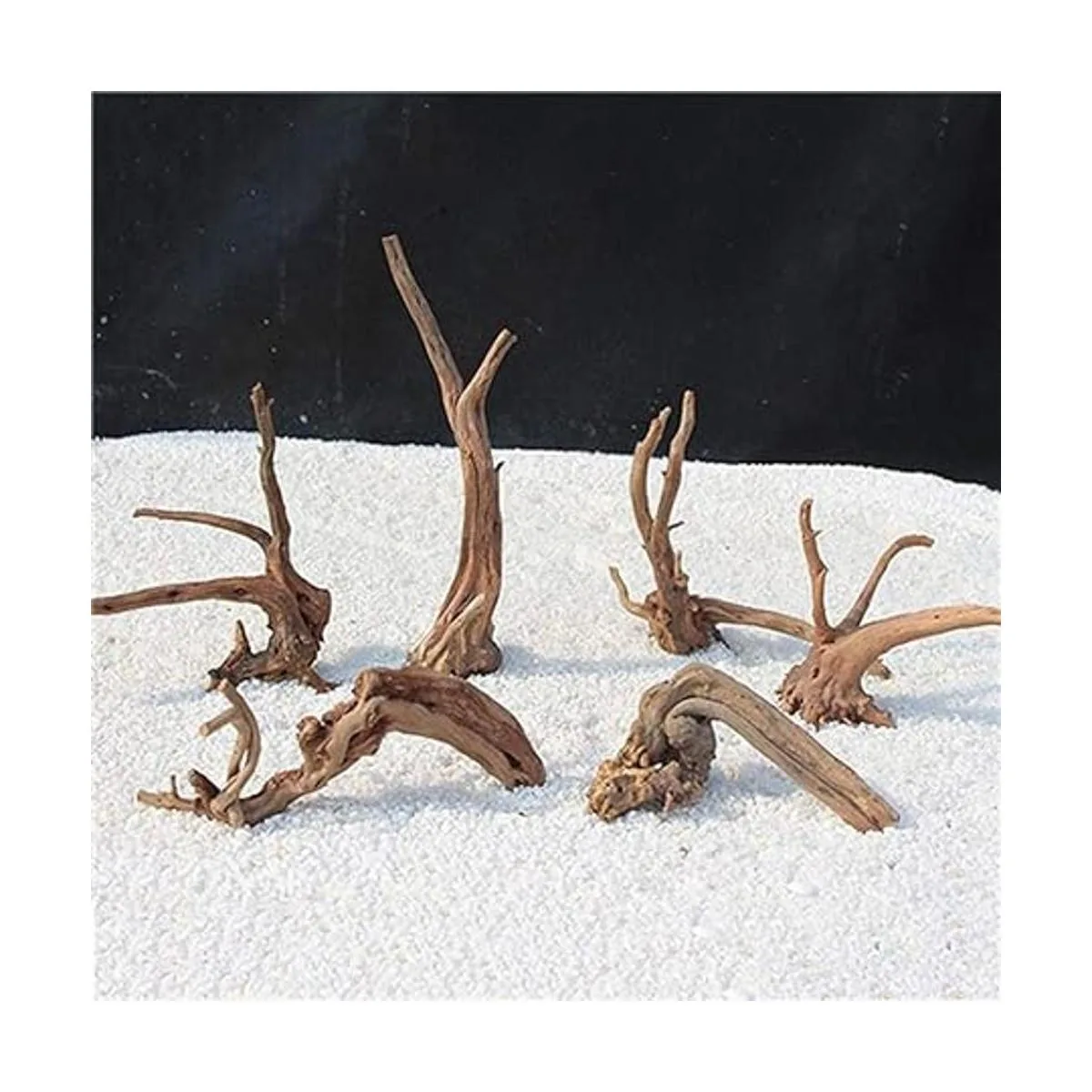 Tfwadmx Acuario Madera Natural Reptil Rama de Peces Tanque_7