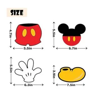 LECAKTO Palitos de centro de mesa de ratón Decoración de_2