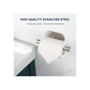 NearMoon Soporte de papel higiénico autoadhesivo de acero_2
