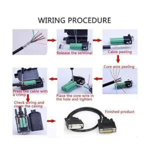 ANMBEST DB15 Terminal de puerto macho sin soldadura serie_7