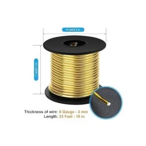 Alambre de aluminio para manualidades calibre 8 calibre_2