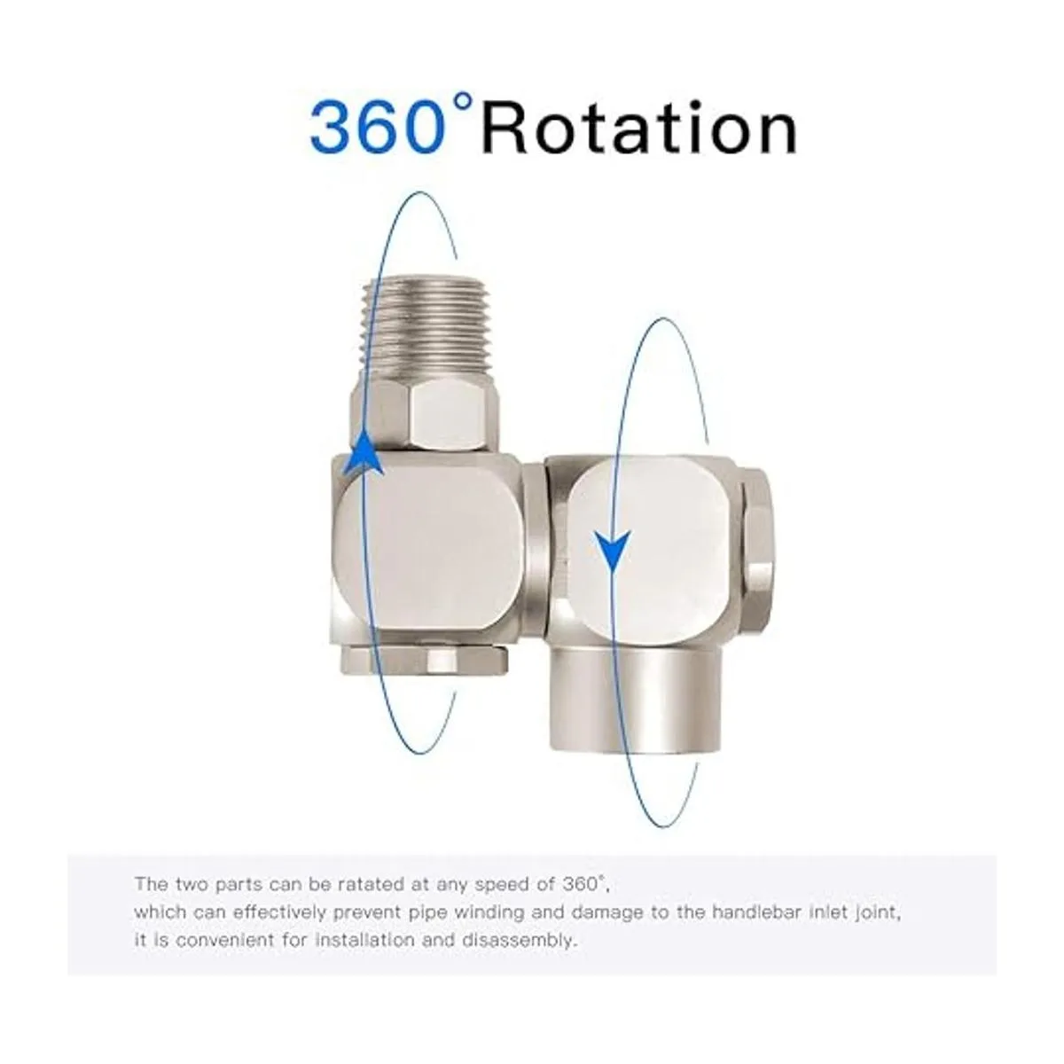 Feelers 14 NPT 360 grados giratorio universal conector_3