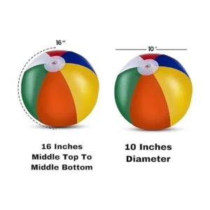 Bedwina Bolas de playa a granel paquete de 12 juguetes_2