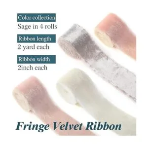 4 rollos de cinta de terciopelo para el día de San_2