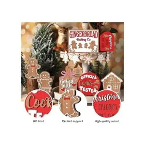 Decoración de bandeja escalonada de Navidad decoración de_4