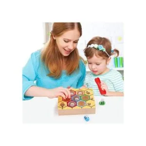 WOOD CITY Juguete de habilidades motoras finas para niños_2
