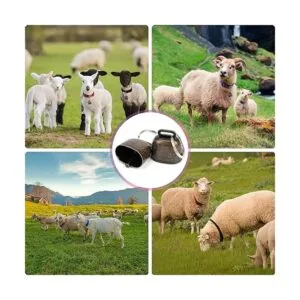 GINDOOR Paquete de 5 collares de cabra con campanas_5