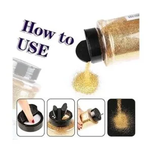 TORC Purpurina fina dorada de 1 libra y 16 onzas en polvo_4