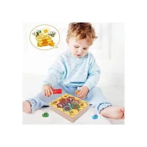 WOOD CITY Juguete de habilidades motoras finas para niños_5
