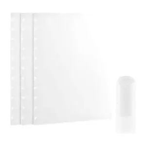 3 piezas de cubierta de disco blanca tamaño carta fundas_1