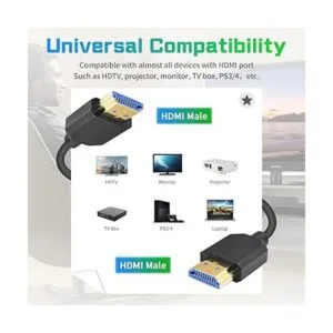 Duttek Cable en espiral HDMI de 8K cable en espiral HDMI_4