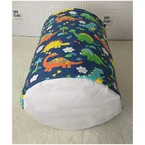 ACMUUNI Cesta redonda de lona para ropa de lavandería_4