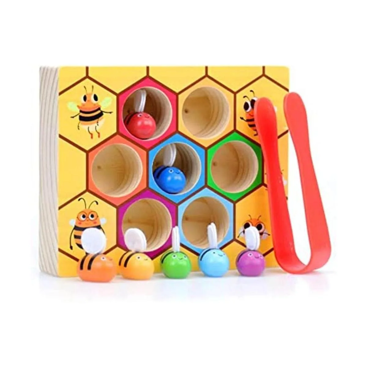 WOOD CITY Juguete de habilidades motoras finas para niños_1