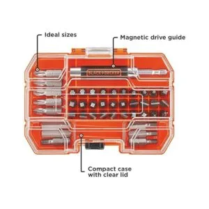 Juego de puntas de destornillador de 42 piezas de_2