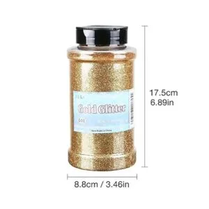 TORC Purpurina fina dorada de 1 libra y 16 onzas en polvo_2