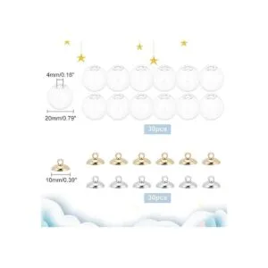 PH PandaHall 30 piezas de 0.787 in mini botellas de_2