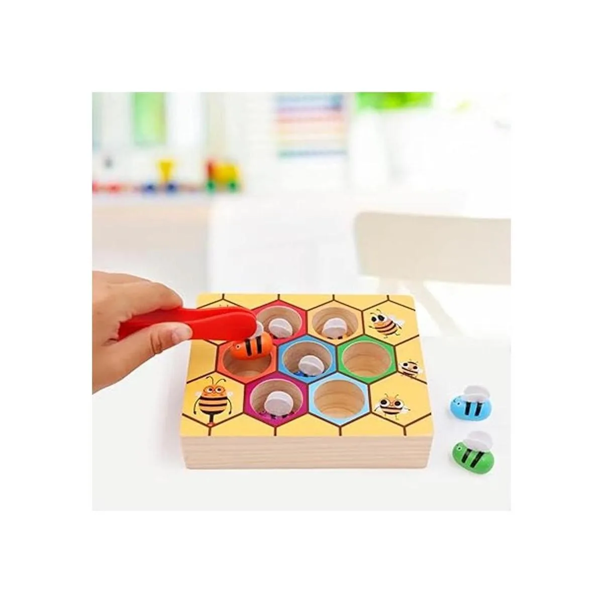 WOOD CITY Juguete de habilidades motoras finas para niños_4