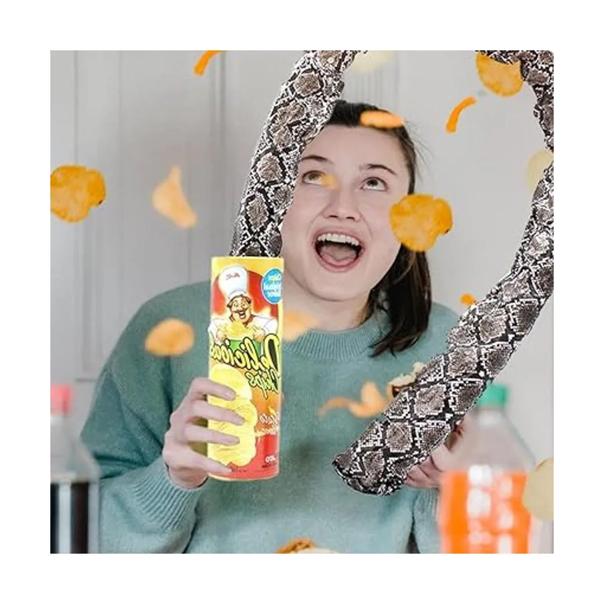 LCKLA Kit de bromas de goma realistas cucarachas falsas_5