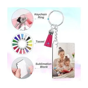 Llavero de sublimación en blanco modacraft a granel 120_6