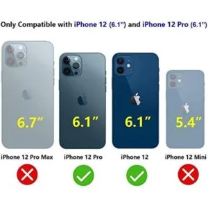 JOYAKI Funda tipo cartera para iPhone 12 Pro12 funda_2