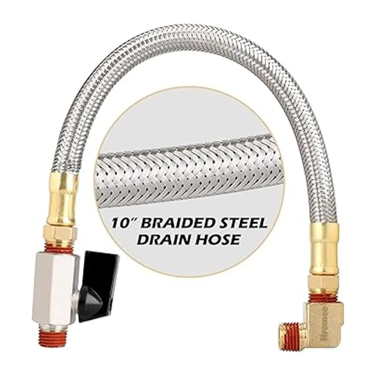 Hromee Kit de montaje de drenaje de tanque extendido con_2