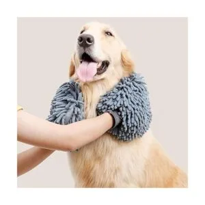 DogLemi Guante de toallas para perros toalla de secado_6