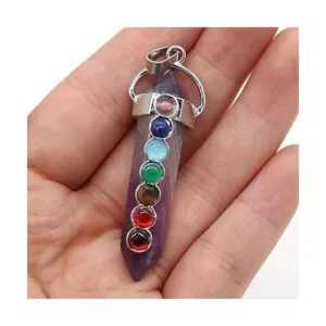 Zotoone 5 colgantes de piedra natural aleación de metal_7