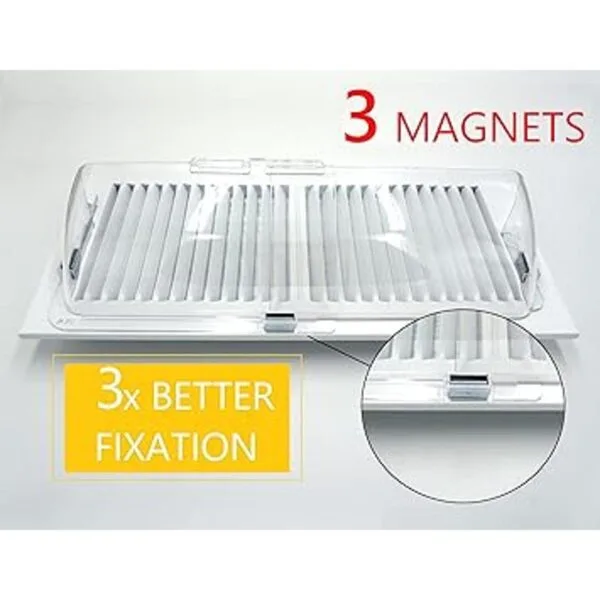 MODERN WAVE Deflector magnético ajustable de calor y aire_2