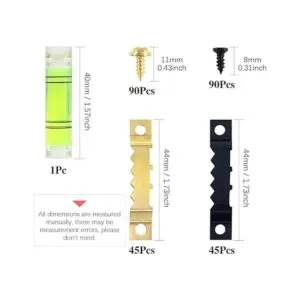 Juego de 601 perchas de fotos resistentes con 1 mini_3