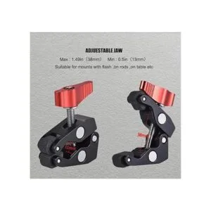 POYINCO Ballhead Arm Super Clamp Mount Adaptador de cabeza_5