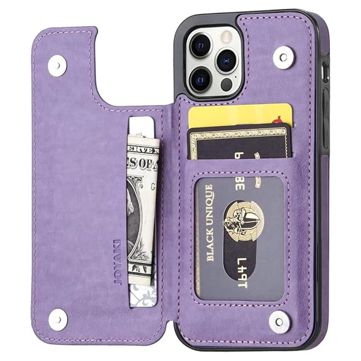JOYAKI Funda tipo cartera para iPhone 12 Pro12 funda_3